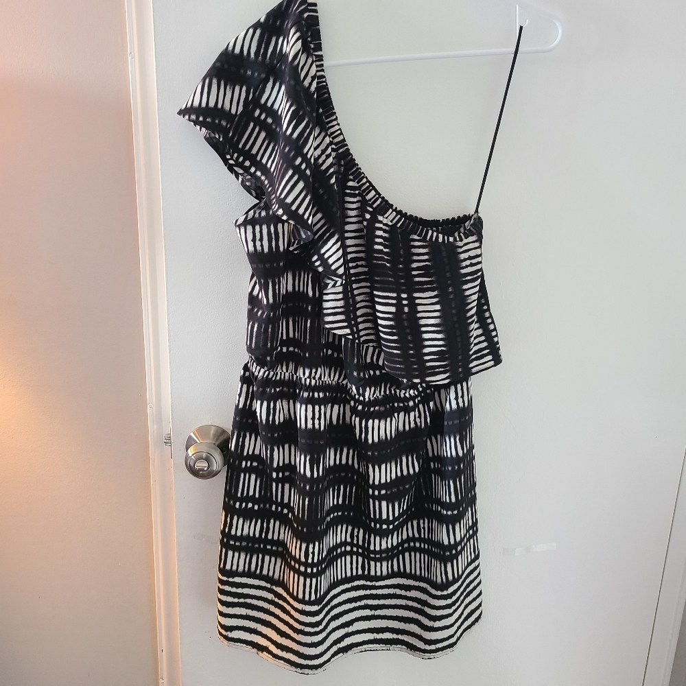 One shoulder summer dress